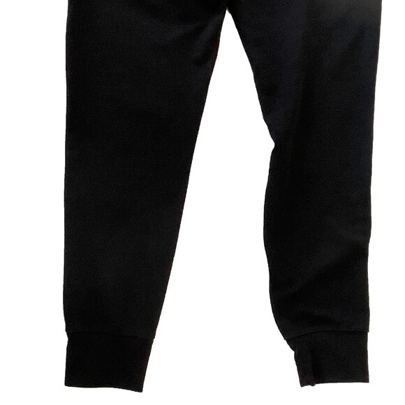 Uniqlo Black Small Ankle Length Knit Dress Pants Elastic Waistband Drawstring - Picture 7 of 12